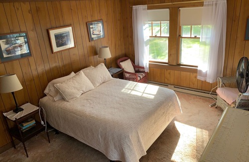 Wolfeboro Villa | Inviting Winter Harbor Lakefront Home with Ocean Views