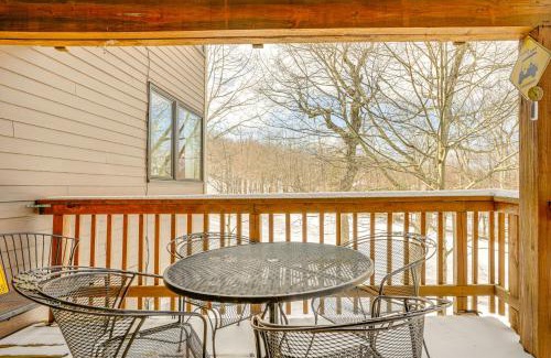 Nellysford Apartment | Wintergreen Resort Condo Deck and Golf Course Views