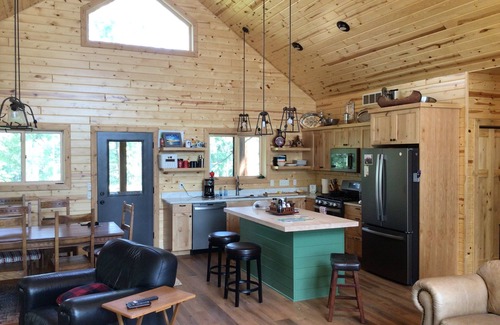Markville House | Idyllic Webster Wisconsin Lakehome Amid Pine Trees