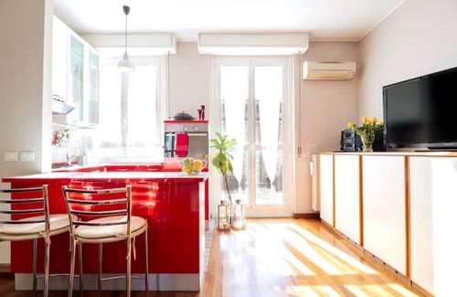 San Vittore Apartment | Modern City Center Retreat with Private Terrace & Amenities