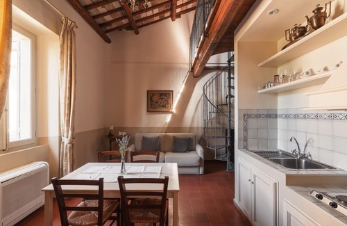 Santa Veneranda Apartment | Historic Farmhouse Loft with Pool and Ocean Views