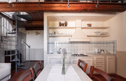 Santa Veneranda Apartment | Historic Farmhouse Loft with Pool and Ocean Views