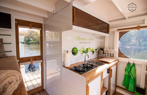 Bad Saarow Cabin | Experience Wohlfühlboot Minka with Oceanfront Views