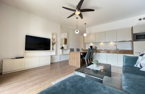 Trzebiatow Condo | Seaside Retreat with Spa, Hot Tub & Pet-Friendly Perks