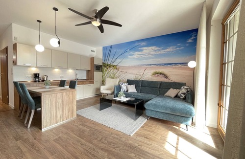 Trzebiatow Condo | Seaside Retreat with Spa, Hot Tub & Pet-Friendly Perks