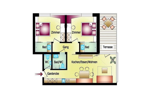 Distelberg Apartment | Cozy Distelberg Apartment with Garden and Terrace Retreat