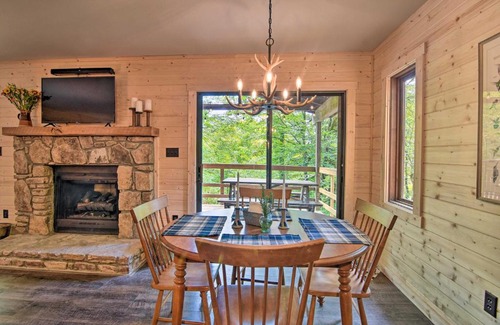 Wolf Laurel House | Pet-Friendly Wolf Laurel Resort Cabin Near Hiking & Skiing