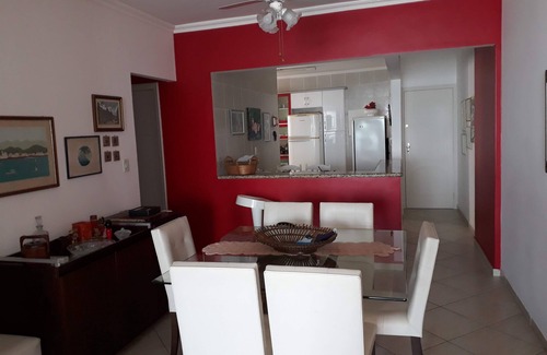 Canto do Forte Apartment | Beachfront Apartment with Gourmet Balcony & Ocean Views