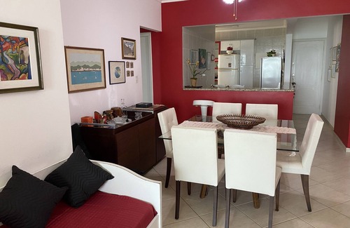 Canto do Forte Apartment | Beachfront Apartment with Gourmet Balcony & Ocean Views