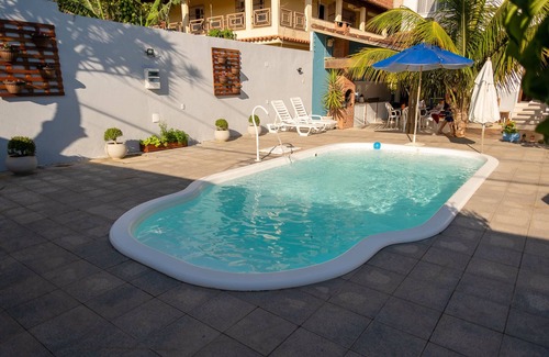 Nova Ponta da Fruta House | Inviting Retreat Steps from the Sea with Pool and Spa