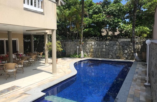 Guaiuba House | Elegant Mansion with Oceanfront View & Pool Amenities