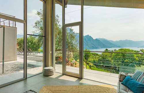 Riva di Solto Villa | Inviting Private Villa with Pool and Hot Tub for 10 Guests