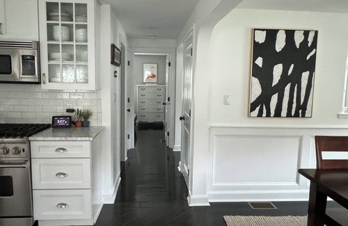 Bedford House | Stunning Family Home Steps from Boston with Ocean Views