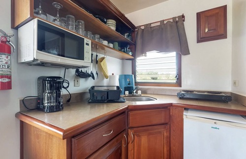 Hopkins Apartment | Cozy Wood Cabana with Pool View & Shared Grill Area
