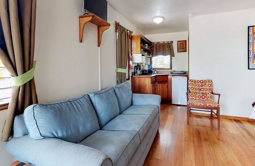 Hopkins Apartment | Cozy Wood Cabana with Pool View & Shared Grill Area