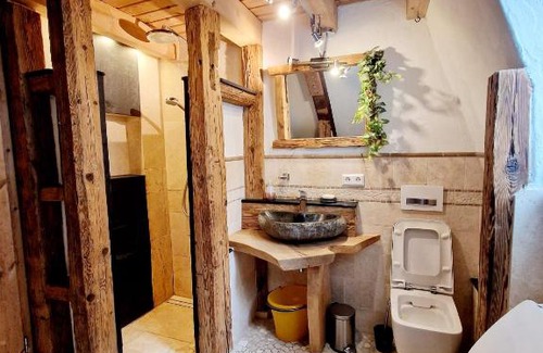 Donaueschingen Cabin | Family-Friendly Wood & Stone Lodge with 8.8/10 Rating