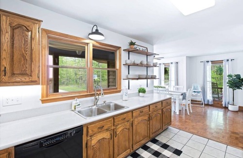 Rising Fawn House | Cozy Wooded Retreat with Hot Tub and Game Area Awaits!