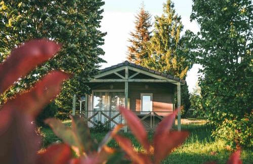 Beynat Ski Chalet | Idyllic Wooden Chalet by the Lake with Covered Terrace