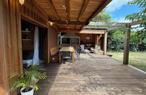 Saint-Julien-en-Born House | Wooden house near contis plage