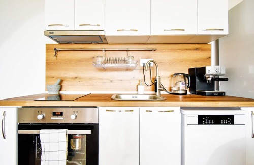 Sofia Apartment | Work-Friendly 2BR Hotel with Free Parking and Terrace