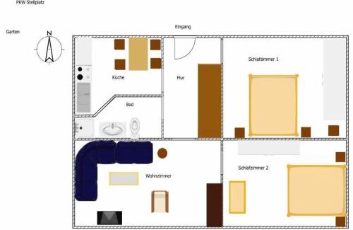 Heikendorf Apartment | Cozy Ferienwohnung in Kitzeberg with Large Garden Retreat