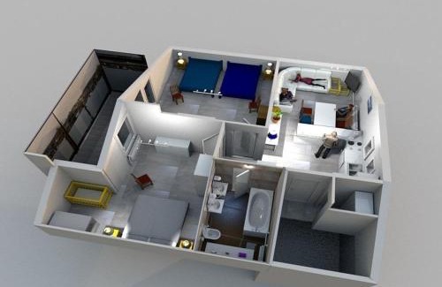 Weitramsdorf Apartment | Comfortable Air-Conditioned Apartment in Weidach for Families