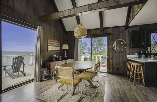 White River Township Cottage | Beachfront Cottage with Pool & Ocean Views at Lake Michigan