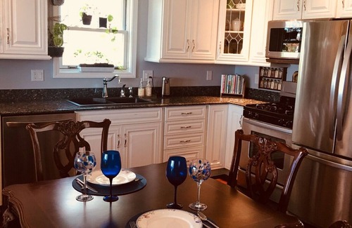 Town of Sullivan House | Tranquil Lakefront Retreat with Spa and Ocean Views
