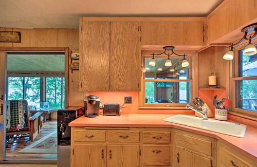 South Haven Cottage | Waterfront Getaway with Dock Access & Spa Amenities