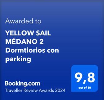 El Medano Apartment | Oceanfront Yellow Sail Médano: Rated 9.9, Family Friendly