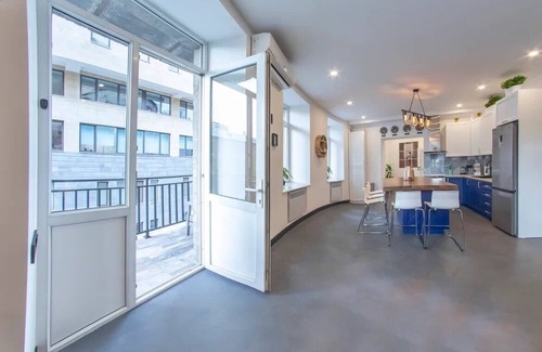 Kentron Apartment | Explore Yerevan Center: New York Style Loft with Spa