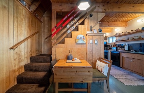 Big Bear City Cabin | Charming Getaway at Cozy Rozy AFrame with Lake Views