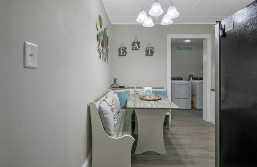 Terry Sanford House | Modern AirB&B Retreat with Spa and Kitchen in Fayetteville