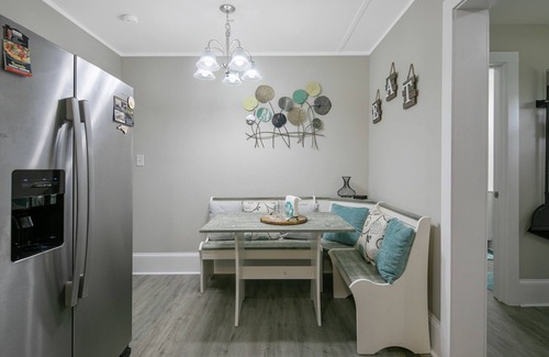 Terry Sanford House | Modern AirB&B Retreat with Spa and Kitchen in Fayetteville