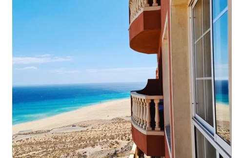 Pajara Apartment | Exceptional Ocean Window: 4-Star Getaway with Pool & Views
