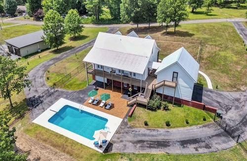 Cullman House | Your Private Pool Paradise: Luxury Retreat Minutes from Smith Lake