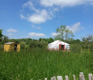 Les Moutiers-en-Auge Other | Unique Mongolian Yurt Stay with Breakfast & Family-Friendly Vibes