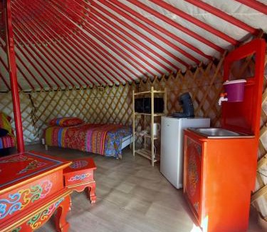 Les Moutiers-en-Auge Other | Unique Mongolian Yurt Stay with Breakfast & Family-Friendly Vibes