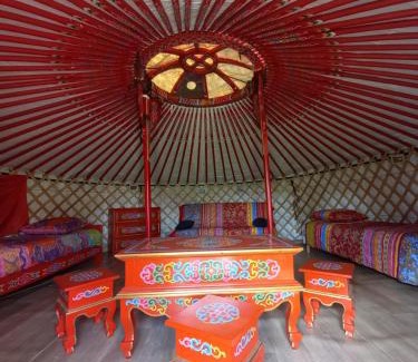 Les Moutiers-en-Auge Other | Unique Mongolian Yurt Stay with Breakfast & Family-Friendly Vibes