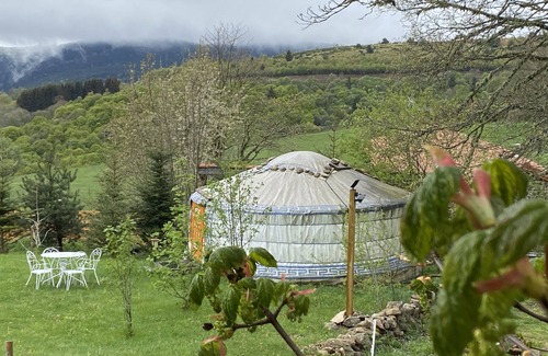 Saint-Antheme RV Rental | Pet-Friendly Yourte Supérieur with Breakfast Included