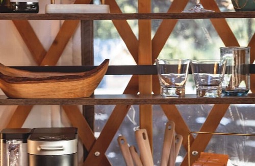 Dripping Springs RV Rental | Elevated Yurt 2: Unique Tree Retreat with Modern Amenities