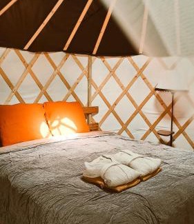 Pieriga Other | Yurt Birzs with Sauna at Kleja Camping