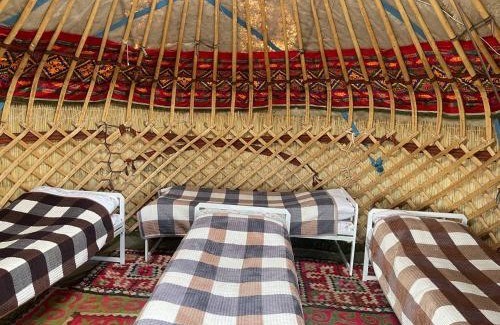 Naryn Region Cabin | Relaxing Yurt Camp Erlan at Scenic Song Kol Lake