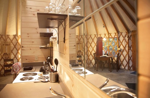 Southwest Harbor Cottage | Unique Yurt Glamping Near Acadia National Park - 10/10 Rating!