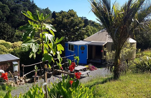 Thames House | Unforgettable Yurt in Thames with Ocean View & Pool