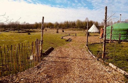 Valthe Other | Cozy Yurt in Voedselbos Valthe with Pool Access