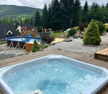 Zawoja House | Relax at Zawoja Nad Koroną with Hot Tub and Ocean View