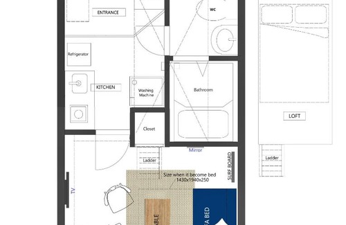 Katasekaigan Apartment | Discover Zens Enoshima 203: Ideal for Families & Relaxation