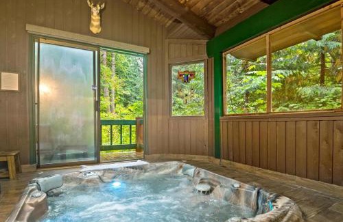 Rhododendron House | Nature Retreat at ZigZag Basecamp: Cozy Cabin with Hot Tub