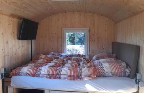 Steinhoefel Apartment | Cozy Zirkuswagen Glamping: Oceanfront with Kitchen & Netflix